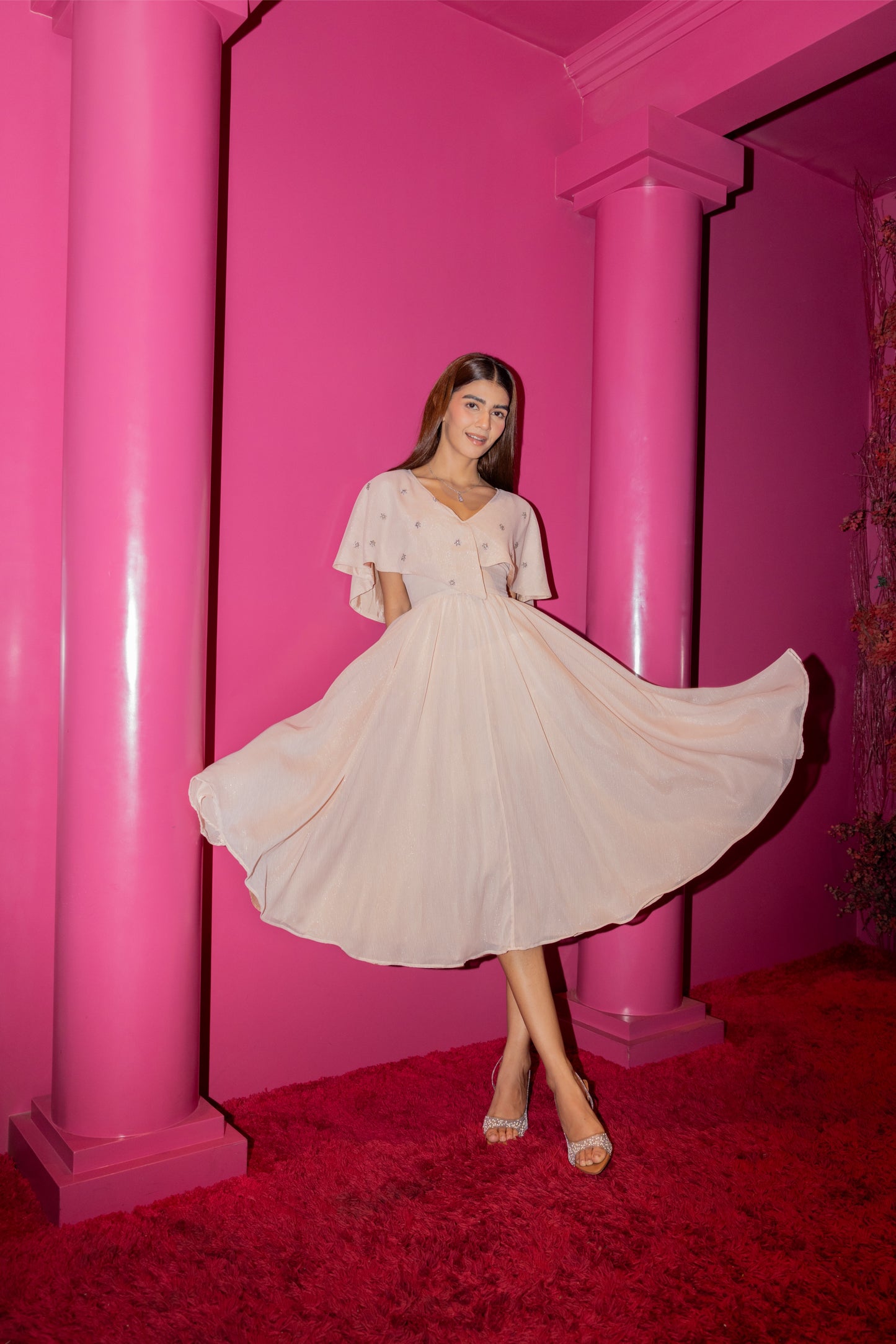 Rosette Reverie Dress
